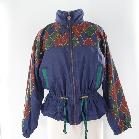 Active Frontier Silk 2 Piece Athleisure Set Pant and Jacket 80ś - Picture 3 of 12